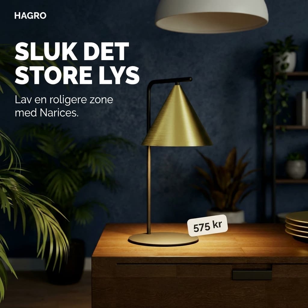 HAGRO: Før og efter — samme rum, nyt lys