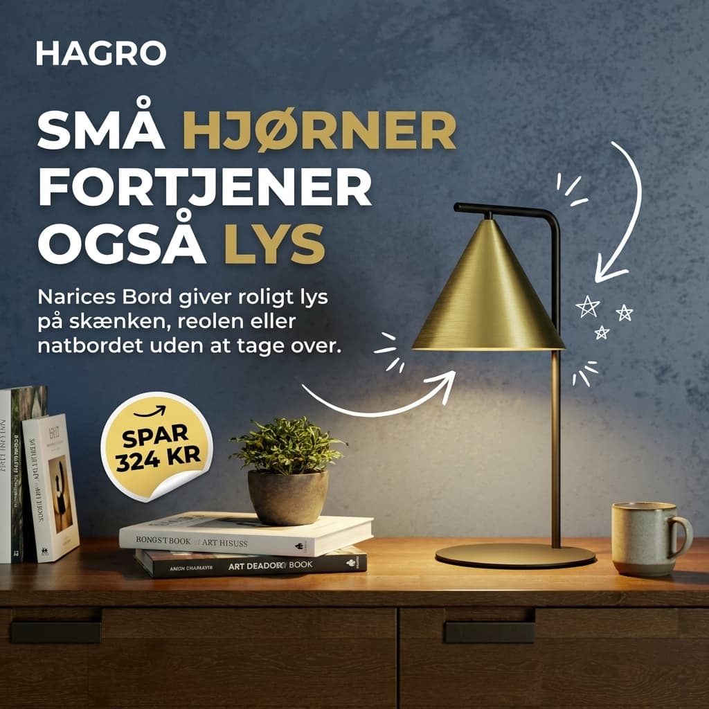 HAGRO: Hvis bordet føles fladt — lysløsning