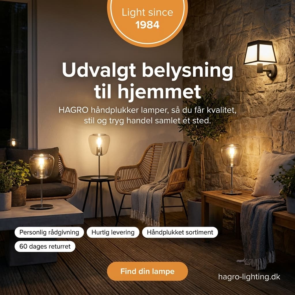 HAGRO: Pendel — arkitektur og stemning i ét static