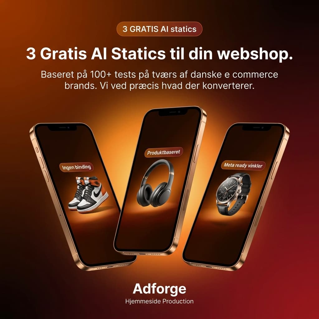 StaticForge: Tre telefon-formater — sneakers, audio og ur