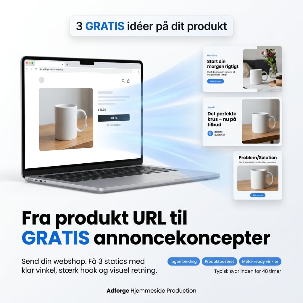 StaticForge: Headline, benefit og problem/løsning på ét produkt
