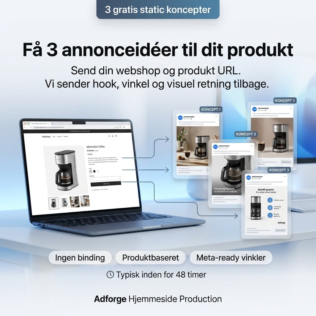 StaticForge: Lifestyle, close-up og benefit-layout til samme SKU